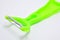 Green peeler plus grater kitchen tool