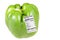 Green Pepper with Nutrition Label