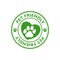 Green Pet friendly stamp, sign, icon