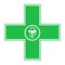 Green pharmacy cross