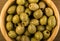 Green Pickled Pitted Olives