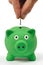 Green Piggy Bank