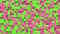 Green pink small box cube random geometric background. Abstract square pixel mosaic illustration. Land block background. Fantasy