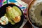 Green pipian pipian or mole verde, traditional Mexican food