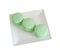 Green pistachio sweet macaroons, french traditional, cream, whi