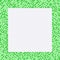 Green pixel frame, borders