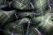 green plaid flannel fabric cloth