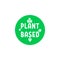 green plant based food badge