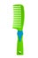 Green plastic comb