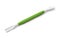 Green plastic double ended modelling tool