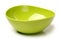 Green plastic empty bowl