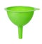 Green plastic funnel