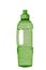 Green plastic water bottle