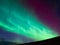 Green Polar Lights in the Sky - AI Art