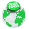 Green Power - Earth Button
