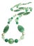 Green precious beads