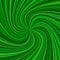 Green psychedelic abstract vortex background with striped rays