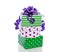 Green and purple gifts