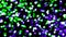 Green Purple Halloween Bokeh Animated Lights Background Loop