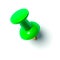 Green pushpin