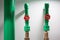 Green PVC high pressure pipes
