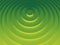 Green radial geometric background for