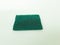 Green rectangle shape Polyester Scrub Pad Utensils for Cleaning isolated on white background