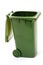 Green recycle bin