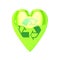 Green Recycle Heart