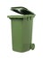 Green Recycling Bin