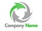 Green Recycling Vector Company Logo