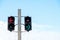 Green and red arrow safety light signals