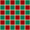 Green Red Grid Christmas Chess Board Background