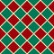 Green Red Grid Christmas Chess Board Diamond Background