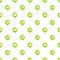 Green refresh arrows pattern, cartoon style