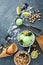 Green refreshing lime pistachio ice cream