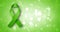 Green ribbon is used to represent bipolar disorder