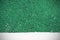 Green road surface texture background and white painted line