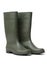 Green rubber boots