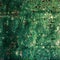 Green Rustic wood background with shabby, old peeled surface, co