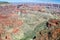 Green Sagebrush Covers the Valley Floor of the Grand Canyon of Arizona