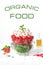 Green salad, cherry tomatoes, mini mozzarella. Organic food on a white background