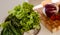 Green Salad Lettuce Bundle Closeup Photography