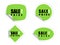 Green SALE sticker