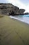 Green sand beach