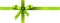 Green Satin Gift Ribbon with Decorative Bow - Panorama Banner