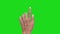 Green screen gesture