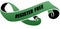 Green scrolled ribbon with REGISTER FREE message.