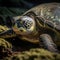 Green Sea Turtles in the Emerald Waters