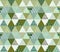 Green seamless patchwork pattern. Vector illustration of ethnic quilt